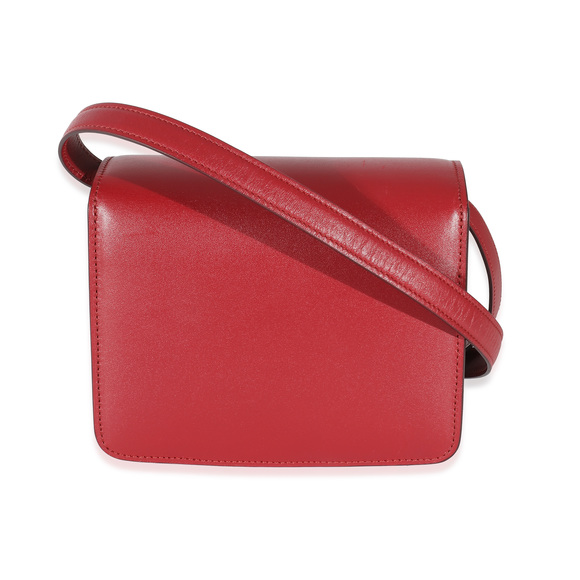 Celine Red Smooth Calfskin Small Classic Box Bag - Picture 6 of 6